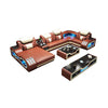 Fine Embellish Soft Comfort Leather Sectional Sofa Set-Lixra