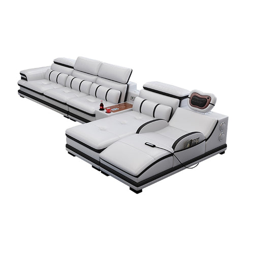 Astounding Modern Multi-functional Leather Sectional Sofa - Lixra