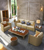 Stylish And Luxurious Comfy Leather Sofa For Living Room / Lixra