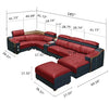 Ultra-Modern Futuristic Multi-Functional Comfort  Corner Type Sectional Sofa -Lixra