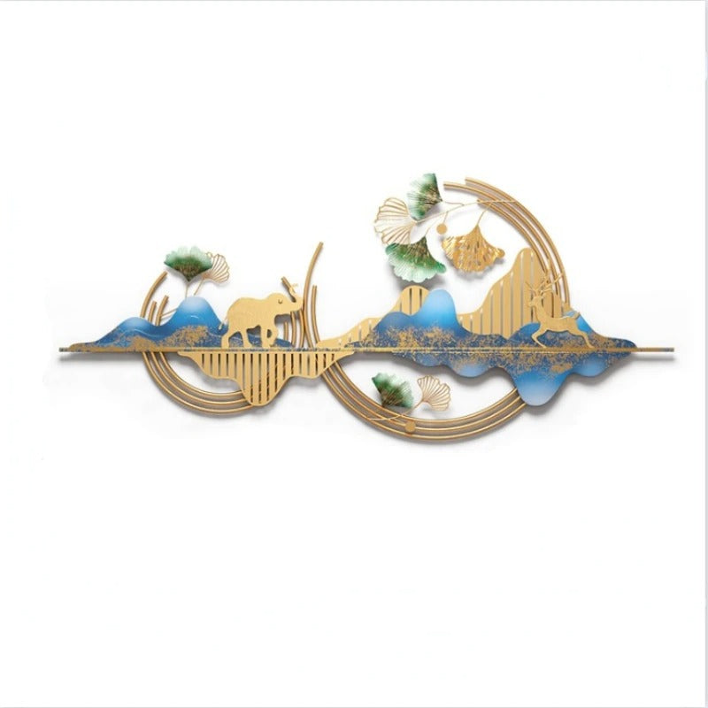 Modern Metal Wall Decor for Living Room / Lixra