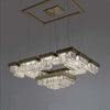 Modern Luxurious Glossy Finish Ornate Crystal Chandelier - Lixra