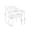 Modern Superlative Linen Upholstery Accent Chair - Lixra