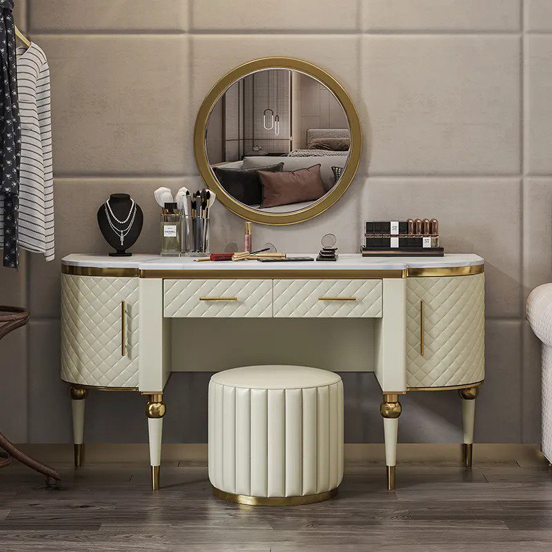 white marble top dresser Luxury Marble-Top Dresser Cabinet