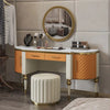 Magnolious Voguish Luxury Marble-Top Dresser Cabinet
