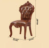 Supreme Comfort Light Luxury Leather Dining Chairs - Lixra
