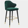 Modern Designed Creative Look High Back Velvet High Raised Chairs / Lixra