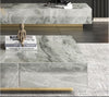 Enchanting Look Sleek Design Fine Finish Marble Top Coffee Table and TV Stand - Lixra
