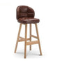 Commercial Style Look Modern Designed Leather High Raised Chairs / Lixra