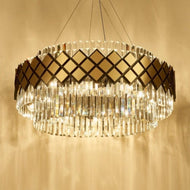 Luxurious Crystal Modern LED Chandelier / Lixra