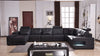 Modern Artistic Style Cozy Leather Sectional Sofa Set - Lixra