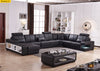 Modern Artistic Style Cozy Leather Sectional Sofa Set - Lixra
