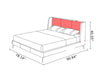 Luxurious Elementary Design Comfy Leather Bed / Lixra