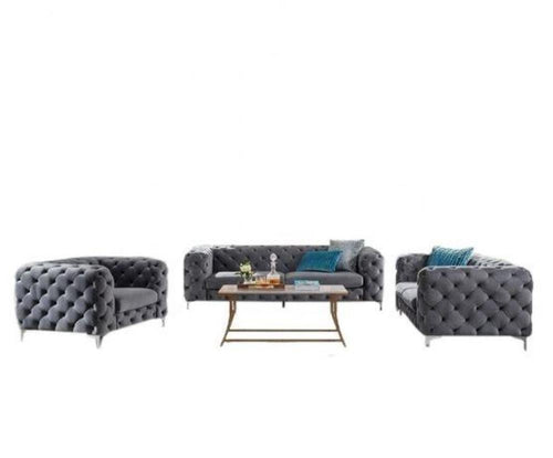 High Quality Designed Tufted Luxurious Velvet Sofa Set - Lixra