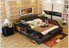 Lavish Design Magnificent Cozy Leather Bed - Lixra