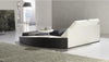 Modern Multifunctional Luxurious Look Round Leather Bed - Lixra