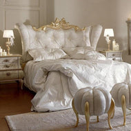 European Style Fabric Upholstered Bed / Lixra