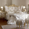 European Style Luxurious Decorous Fabric Bed - Lixra