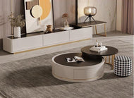 Tempting Rectangle Shape TV Cabinet With Matching Coffee Table - Lixra
