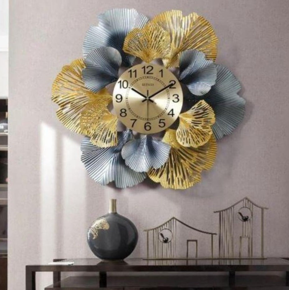 Home Elegance Flower Style Decorative Wall Clock - Lixra