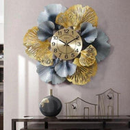 Elegant Flower Decorative Wall Clock / Lixra