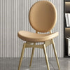 Illuminating Indoor Style Light Luxury Leather Dining Chairs - Lixra