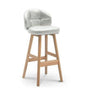 Indoor and Outdoor Style Velvet Finish Modern High Raised Chairs / Lixra