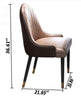 Classic Home Elegance Designed Leather Dining Chairs - Lixra