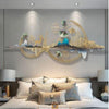 Golden Finish Indoor Style Creative Designed Metal Wall Decor - Lixra