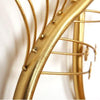 Trendy Decorative Exclusive Golden Finish Metal Wall Hanging - Lixra