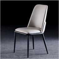 Mid-Century Modern Leather Dining Chair / Lixra