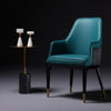 High End Finish Luxurious Leather Dining Chairs - Lixra