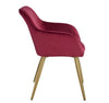 High Comfort Stainless Steel Construct Modern Velvet Dining Chairs - Lixra