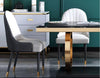 Extravagant Moderate Planned Marble-Top Dining Table Set / Lixra