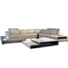 Sumptuous Design Resplendent Leather Sectional Sofa / Lixra