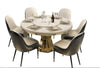 Royal Luxurious Minimalistic Designed Marble Top Dining Table Set - Lixra 