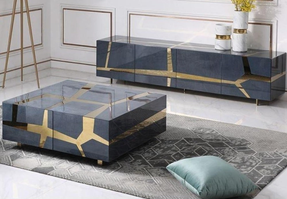 Ultra Modern Creative Designed Wooden Coffee Table and TV Stand - Lixra