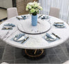Home Delight Modern Luxurious Marble Top Dining Table Set - Lixra 