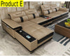 L-shaped Dynamic And Simple Leather Sectional Sofa - Lixra