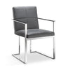 European Style High Backrest Comfort Modern Leather Dining Chairs - Lixra