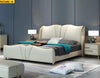 Modern Designed Classic Look Leather Bed - Lixra
