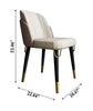 Contemporary Modern Luxury Spacious Comfort Leather Dining Chairs - Lixra