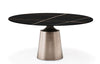 Exclusive Modern Style Round Shaped Luxurious Marble Top Dining Table - Lixra