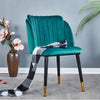 Nordic Style Minimalistic Designed Luxurious Back Comfort Velvet Dining Chairs - Lixra