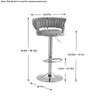 Sumptuous High-Quality Steel Base Excellent Bar Stool-Lixra