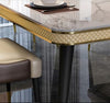 Italian Style Luxurious Look Marble Top Dining Table Set - Lixra