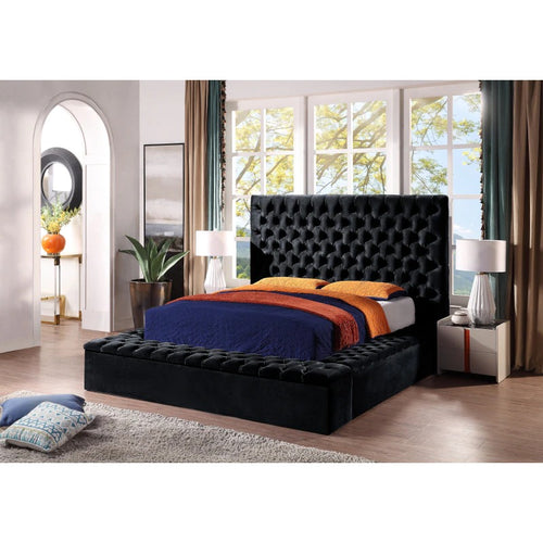 Sumptuous Design Button-Tufted  King Size Bed / Lixra