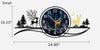 Classic Home Interior Style Metal Wall Clock