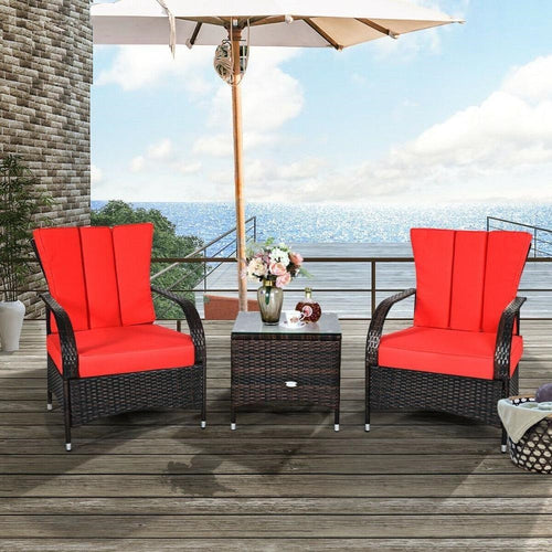 Contemporary Style 3 Pieces of Outdoor Furniture Set / Lixra