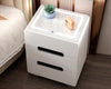 Gleamy Finish Multi-functional Modern Storage Side Table - lixra